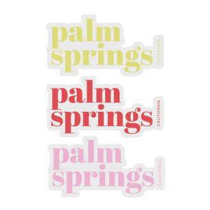 Palm Springs California modern vacation Sticker