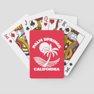 Palm Springs California Poker Cards