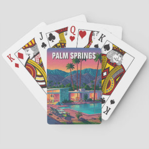 Palm Springs California Poker Cards