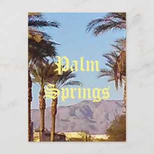 Palm Springs California Postcard