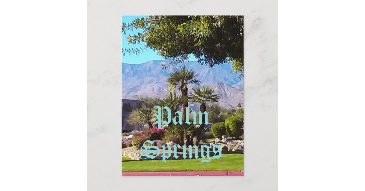 Palm Springs California Postcard Zazzle