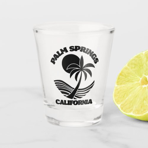 Palm Springs California Shot Glass