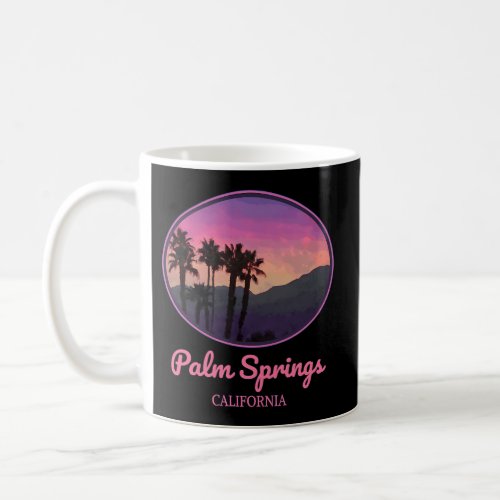 Palm Springs California Style Sunset Coffee Mug