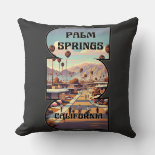 Palm Springs, California Throw Pillow
