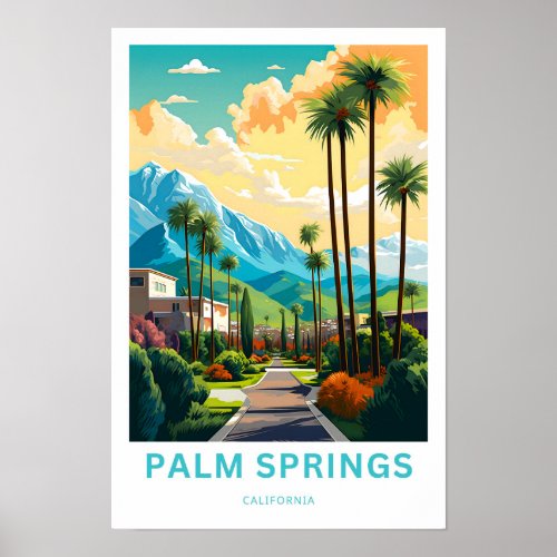 Palm Springs California Travel Print