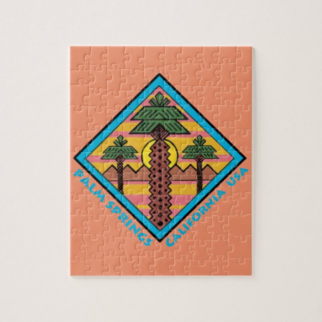 PALM SPRINGS California USA original artwork Jigsaw Puzzle (Vertical)