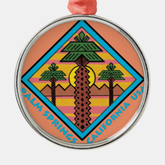 PALM SPRINGS California USA original artwork Metal Ornament