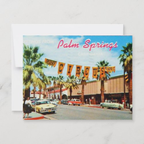 Palm Springs California vintage