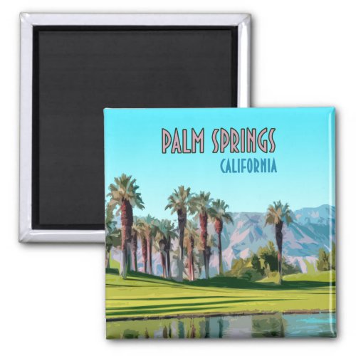 Palm Springs California Vintage Magnet