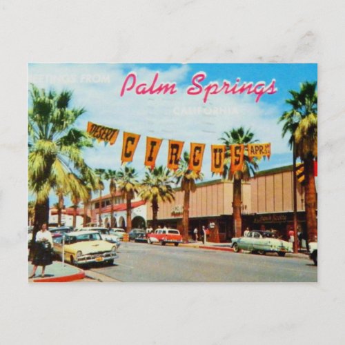 Palm Springs California _ Vintage Postcard