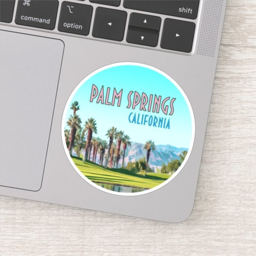 Palm Springs California Vintage Sticker