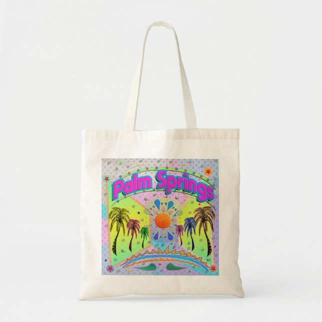 Palm Springs Calm Desire Tote Bag (Front)