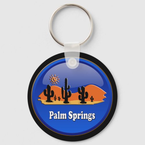 Palm Springs desert Keychain