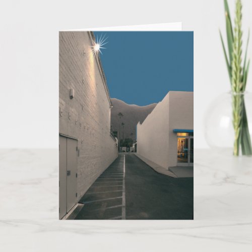 Palm Springs Design District Back Alley Nativity Holiday Card