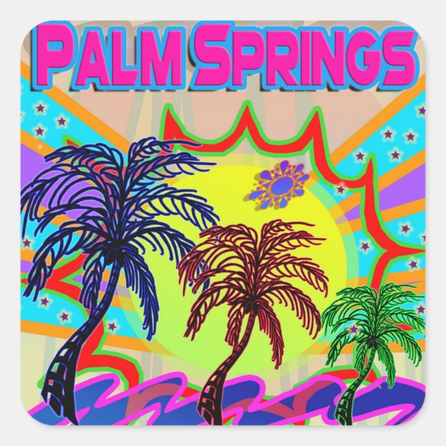 Palm Springs Eternal Sticker (Front)