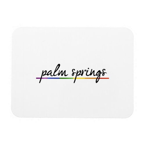 PALM SPRINGS GAY PRIDE _png Magnet