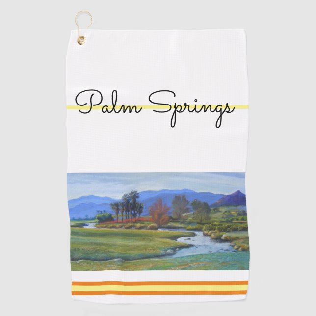 Palm Springs Golf Towel (Front)