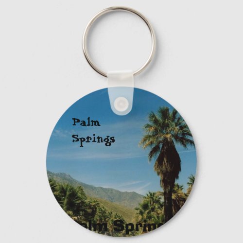 Palm Springs Keychain
