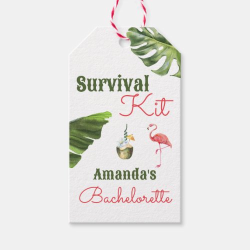 Palm Springs Last Flamingle Bachelorette Party Gift Tags