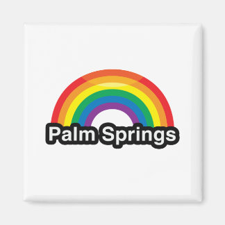 PALM SPRINGS LGBT PRIDE RAINBOW -.png Magnet