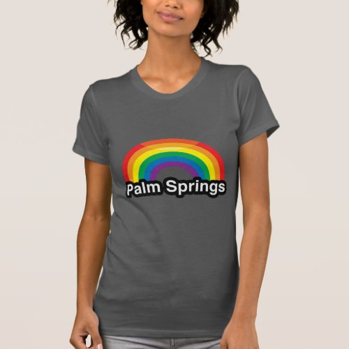 PALM SPRINGS LGBT PRIDE RAINBOW T_Shirt