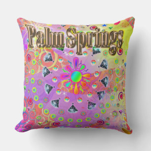 Palm Springs Lucky Golden Pillow