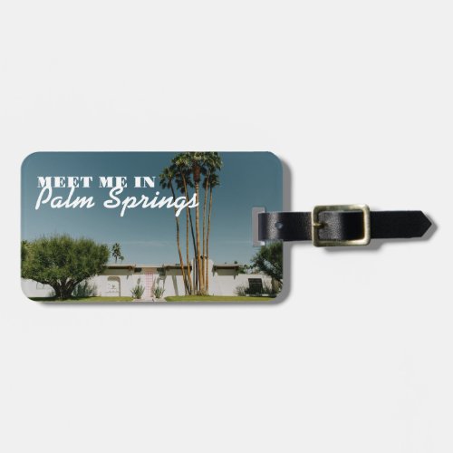 Palm Springs Luggage Tag