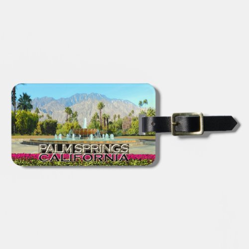 Palm Springs Luggage Tag