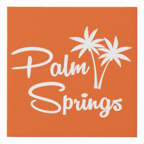 Palm Springs Mid Century Modern Canvas Print