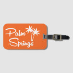 Palm Springs Mid Century Modern Luggage Tag at Zazzle
