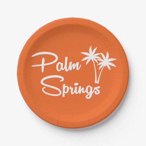 Palm Springs Mid Century Modern Party Plates