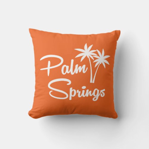 Palm Springs Mid Century Modern Pillow