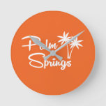 Palm Springs Mid Century Modern Wall Clock at Zazzle