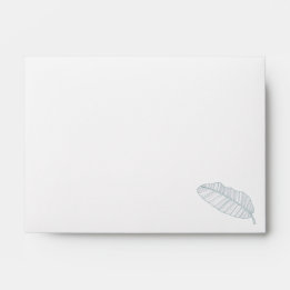 Palm Springs Paradise Modern Californian Wedding Envelope
