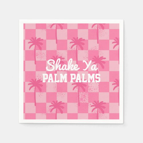 Palm Springs Party Shake Ya Palm Palm Napkins