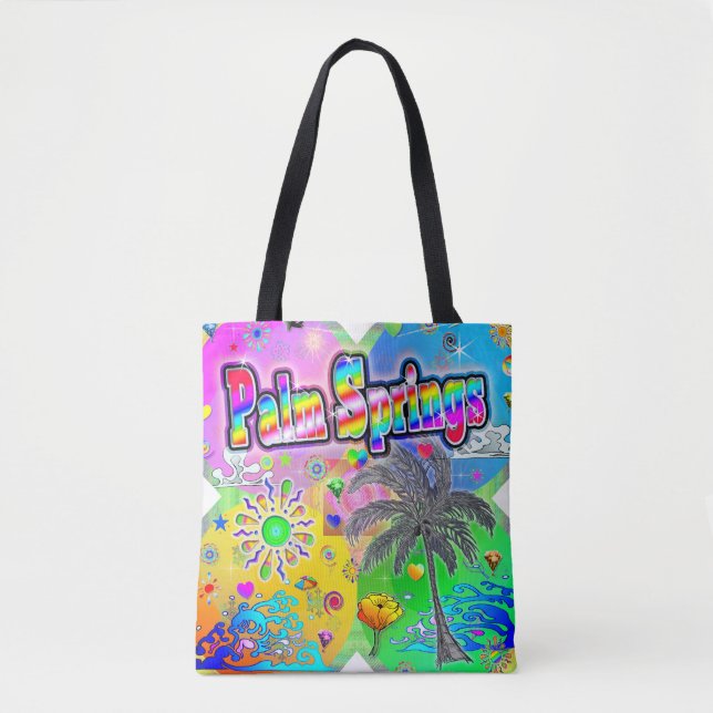 Palm Springs Quadro Seasons Tote Bag (Front)