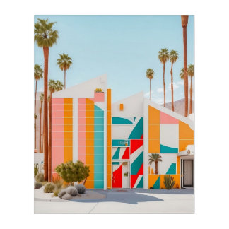 Palm Springs Retro Hotel 3 Acrylic Print