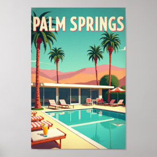 Palm Springs – Retro Paradise Poster
