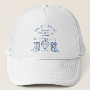 Palm Springs Social Club   Bachelorette Trucker Hat