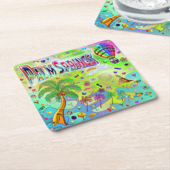 Palm Springs Timeless Melody Coaster (Angled)