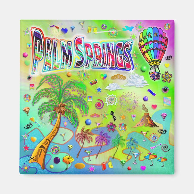 Palm Springs Timeless Melody Magnet (Front)
