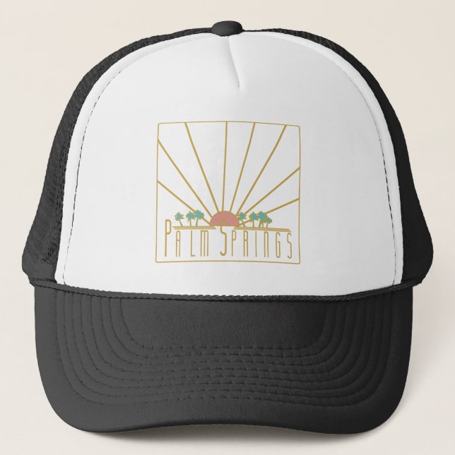 Palm Springs Trucker Hat (Front)