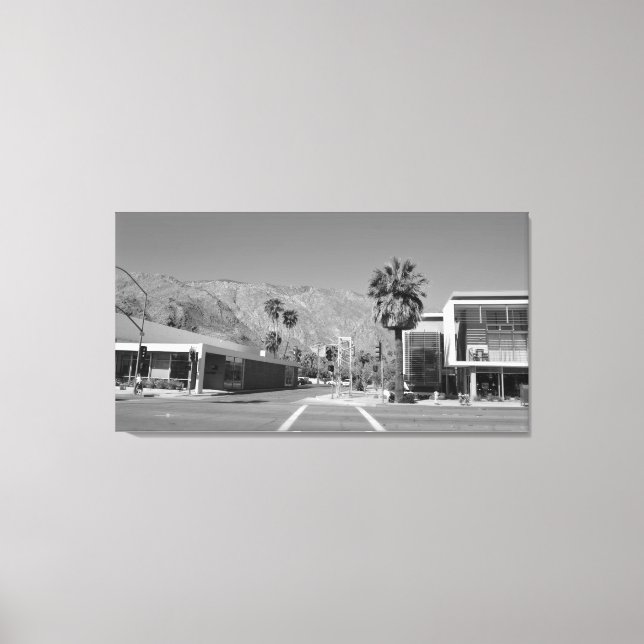 Palm Springs Uptown Design District 45" x 24" Canvas Print (Front)