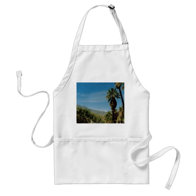 Palm Springs View Adult Apron (Front)