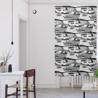 Palm Springs Vintage MCM Print Blackout Curtains