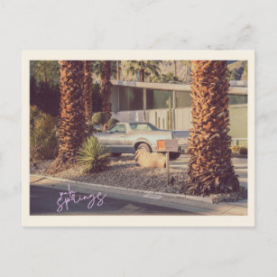 Palm Springs Vintage Views Postcard
