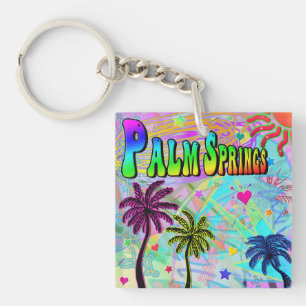 Palm Springs Vivid Romance Keychain