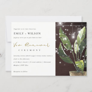 PALM STARRY NIGHT MASON JAR VOW RENEWAL INVITE