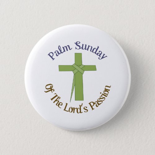 Palm Sunday Button