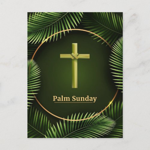 Palm Sunday Holiday Postcard